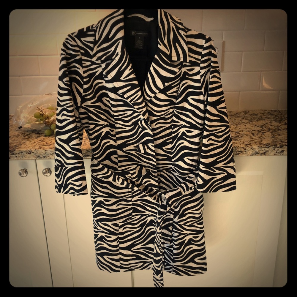 Tres Chic! I*N*C* Zebra Coat